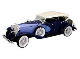 Duesenberg  - 1934 blue/light blue - 1:18 - Signature Models - sig18110b | Toms Modelautos