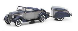 Ford  - 1936 blue/grey - 1:24 - Franklin Mint - fb11e559 | Toms Modelautos