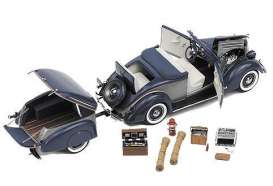 Ford  - 1936 blue/grey - 1:24 - Franklin Mint - fb11e559 | Toms Modelautos
