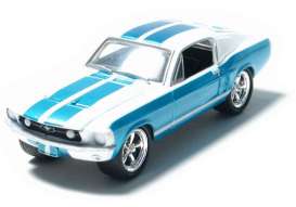 Ford  - 1967 blue/white - 1:64 - GreenLight - 12630bw - gl12630bw | Toms Modelautos
