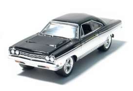 Plymouth  - 1968 black - 1:64 - GreenLight - 12630bk - gl12630bk | Toms Modelautos
