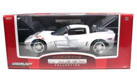 Corvette  - 2007 white - 1:24 - GreenLight - 18206w - gl18206w | Toms Modelautos