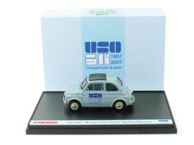 Fiat  - 1959 light blue - 1:43 - Brumm - brus0723 | Toms Modelautos