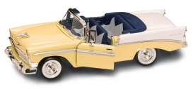 Chevrolet  - 1956 yellow - 1:18 - Yatming - yat92128y | Toms Modelautos