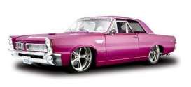 Pontiac  - 1965 liquid purple - 1:18 - Maisto - 31065p - mai31065p | Toms Modelautos