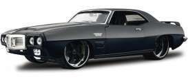 Pontiac  - 1969 flat black - 1:24 - Maisto - 31040bk - mai31040bk | Toms Modelautos
