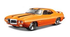 Pontiac  - 1969 metallic orange - 1:24 - Maisto - 31040o - mai31040o | Toms Modelautos