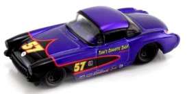 Corvette  - 1957 purple - 1:64 - Jada Toys - 12006W13-5 - jada12006W13-5 | Toms Modelautos