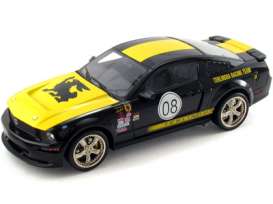 Shelby  - 2008 black/yellow - 1:18 - Shelby Collectibles - shelby296 | Toms Modelautos