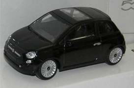 Fiat  - 2007 black - 1:43 - Mondo Motors - mondo53014bk | Toms Modelautos