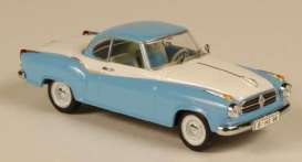 Borgward  - 1958 blue/white - 1:43 - Norev - 820016 - nor820016 | Toms Modelautos