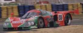 Mazda  - 1991 red/green - 1:24 - Spark - LMS012 - spaLMS012 | Toms Modelautos
