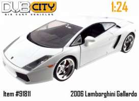 Lamborghini  - 2006 white - 1:24 - Jada Toys - 91811w - jada91811w | Toms Modelautos