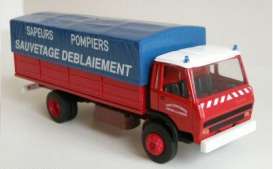 Berliet  - 1972 red/blue - 1:43 - Eligor - eli13649 | Toms Modelautos