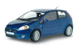 Fiat  - 2007 blue - 1:24 - MacDue - md492976b | Toms Modelautos