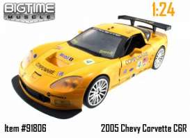 Corvette  - 2005 yellow - 1:24 - Jada Toys - 91806y - jada91806y | Toms Modelautos