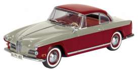 BMW  - red/grey - 1:43 - Schuco - 2246 - schuco2246 | Toms Modelautos