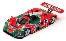 Mazda  - 1991 red/green - 1:43 - IXO Models - lm1991 - ixlm1991 | Toms Modelautos