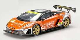 Lamborghini  - 2007 orange - 1:43 - Ebbro - ebb43964 | Toms Modelautos