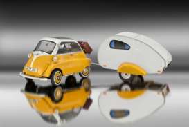 BMW  - 1955 yellow/white - 1:18 - Revell - Germany - 08486 - revell08486 | Toms Modelautos