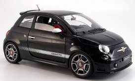 Fiat  - 2008 black - 1:18 - Mondo Motors - mondo50087bk | Toms Modelautos