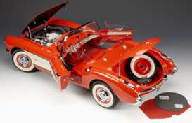 Chevrolet  - 1957 venetian red/white - 1:6 - Highway 61 - hw50402 | Toms Modelautos