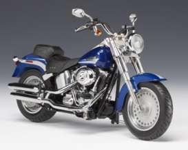Harley Davidson  - 2008 pacific blue pearl - 1:12 - Highway 61 - hw81052 | Toms Modelautos