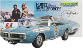Pontiac  - 1967 tyrol blue  - 1:18 - Exact Detail - ed410 | Toms Modelautos