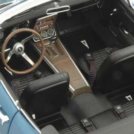 Pontiac  - 1967 tyrol blue  - 1:18 - Exact Detail - ed410 | Toms Modelautos