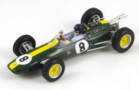 Lotus  - 1963 green - 1:43 - Spark - S1610 - spaS1610 | Toms Modelautos