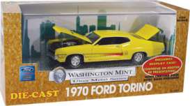 Ford  - 1970 yellow - 1:24 - Hawk Models - hawk66014y | Toms Modelautos