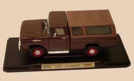 Ford  - 1959 brown - 1:18 - Yatming - yat92317br | Toms Modelautos