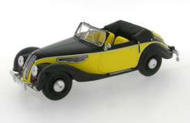 EMW  - 1955 black/light yellow - 1:43 - Ixo Ist Collection - ixist036 | Toms Modelautos