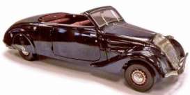 Peugeot  - 1937 navy blue - 1:18 - Norev - 184704 - nor184704 | Toms Modelautos
