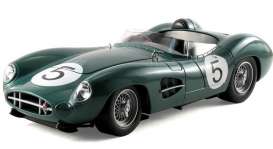 Aston Martin  - 1959 british racing green - 1:18 - Shelby Collectibles - shelby106 | Toms Modelautos