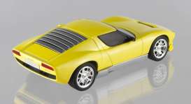 Lamborghini  - Miura 2007 yellow metallic - 1:43 - Hotwheels Elite - mvp4882 - hwmvp4882 | Toms Modelautos