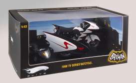 Batman  - 1966 black/white - 1:12 - Hotwheels Elite - mvr0006 - hwmvr0006 | Toms Modelautos