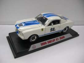 Shelby  - 1966 white/blue - 1:18 - Shelby Collectibles - shelby170 | Toms Modelautos