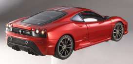 Ferrari  - 2007 red w/grey stripes - 1:18 - Hotwheels - mvp9884 - hwmvp9884 | Toms Modelautos