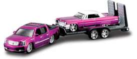 Cadillac  - purple - 1:64 - Maisto - 15055-1 - mai15055-1 | Toms Modelautos
