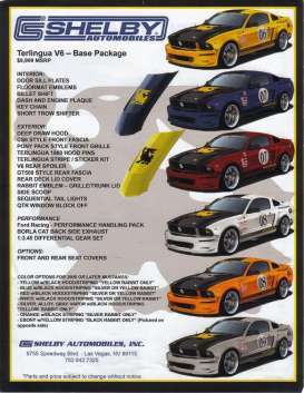 Shelby  - 2008 yellow/black - 1:18 - Shelby Collectibles - shelby8TR07 | Toms Modelautos