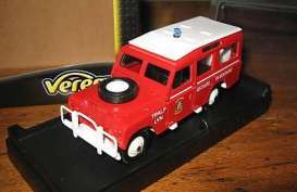 Land Rover  - red/ w/white roof - 1:43 - Verem - veremlandr | Toms Modelautos