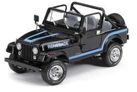 Jeep  - 1986 black - 1:24 - Franklin Mint - fb11e903 | Toms Modelautos