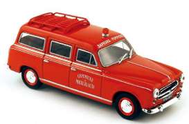 Peugeot  - red - 1:43 - Norev - 474325 - nor474325 | Toms Modelautos