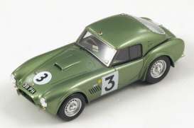 Cobra  - 1963 green - 1:43 - Spark - S1181 - spaS1181 | Toms Modelautos