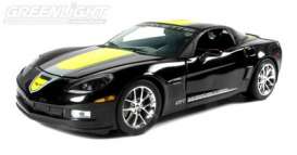 Corvette  - 2009 black/yellow - 1:24 - GreenLight - 18208 - gl18208 | Toms Modelautos