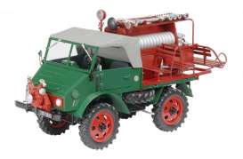 Unimog  - 1953 green/red - 1:18 - Schuco - 0146 - schuco0146 | Toms Modelautos