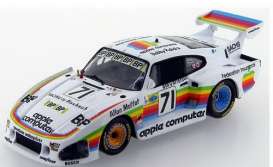 Porsche  - 1980 white w/ rainbow stripes - 1:43 - Fujimi - 15218 - fuji15218 | Toms Modelautos