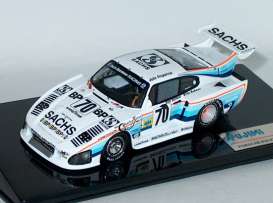 Porsche  - 1980 white w/ blue stripes - 1:43 - Fujimi - 15234 - fuji15234 | Toms Modelautos