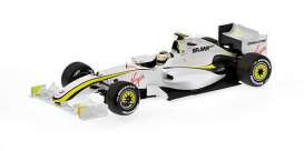 Brawn GP Mercedes Benz - 2009 white - 1:18 - Minichamps - 150090023 - mc150090023 | Toms Modelautos